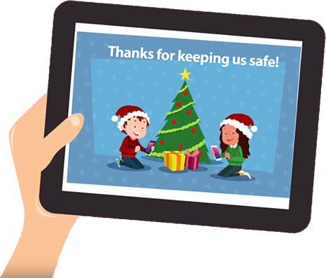 Thanks for keeping us safe!